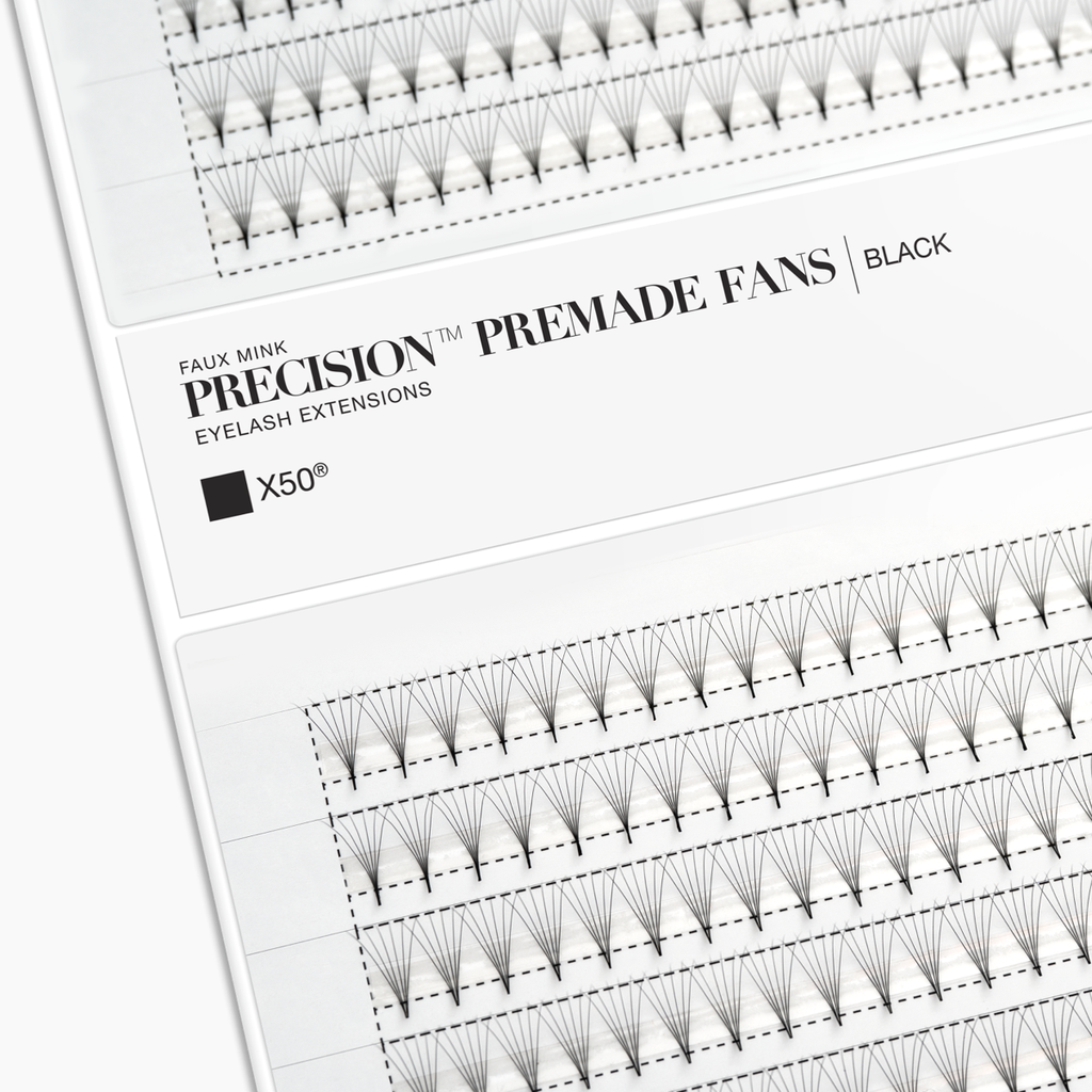 Faux Mink Precision™ Premade Fans | X50 | 0.05 mm | 14-15 mm | MULTI-LENGHT | 6D