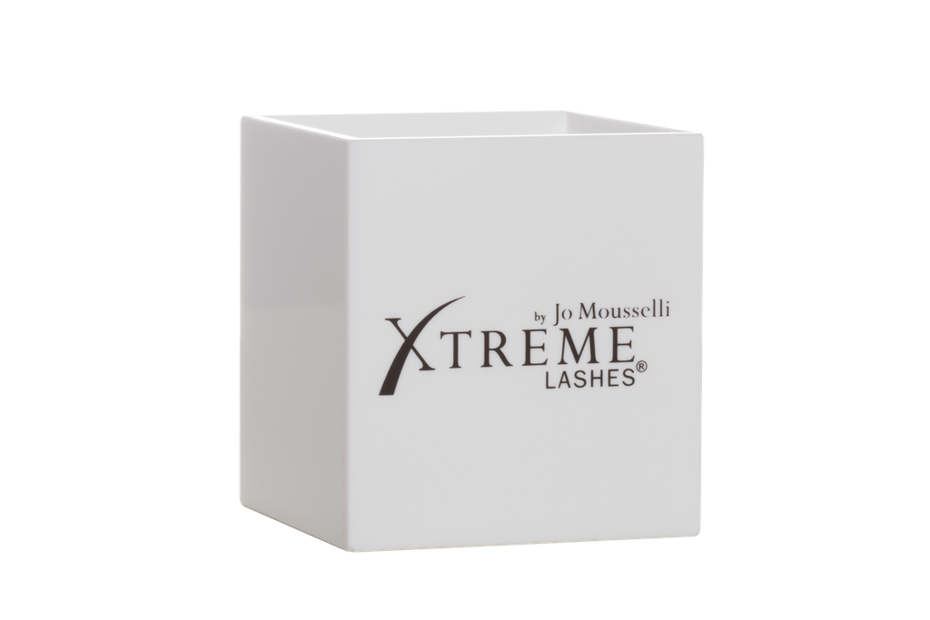 Xtreme Lashes Display Cup White -esittelykuppi, valkoinen - tyhjä