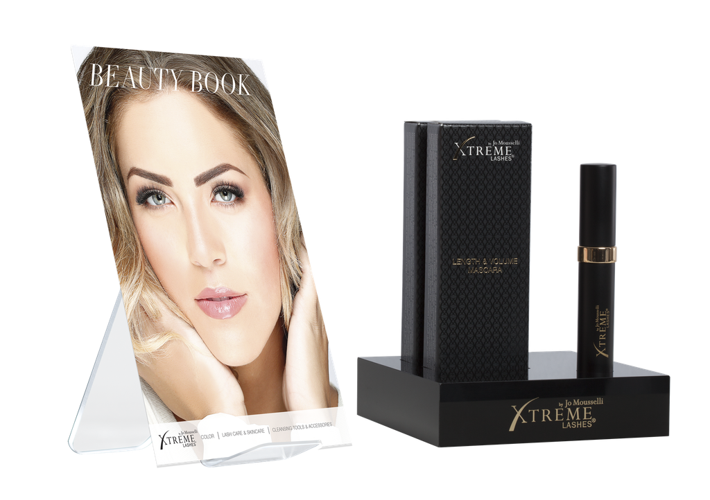 Xtreme Lashes Mascara -tuotemyyntiteline, musta – tyhjä