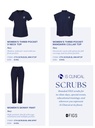 WOMEN'S SCRUBS - NAVY V-NECK SHIRT KOKO XXL