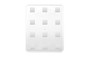 Xtreme Lashes Adhesive - Square Well Adhesive Tray (4 kpl) -liima-alusta