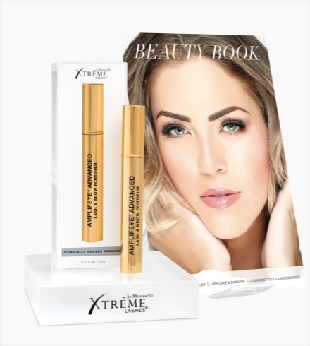 Xtreme Lashes AMPLIFEYE® Display Block -tuotemyyntiteline, kirkas – tyhjä