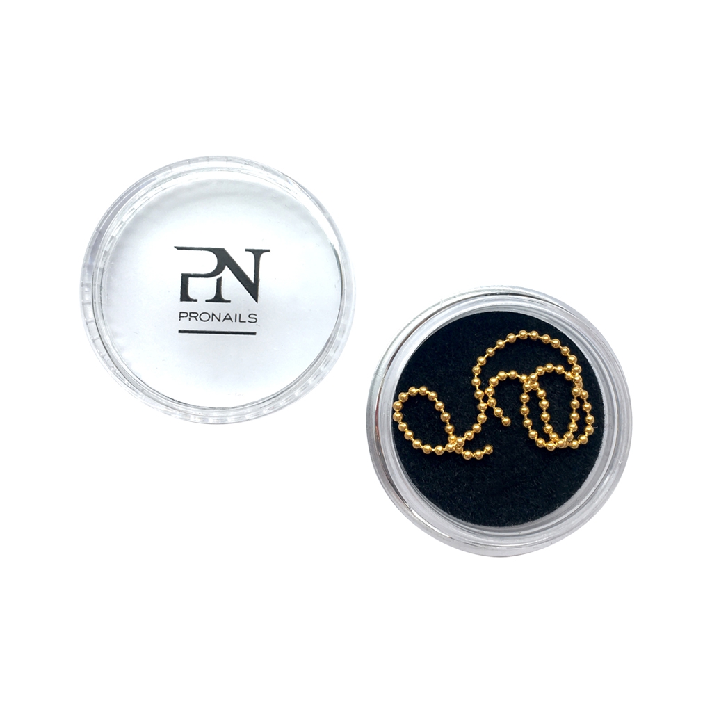 Pronails Golden Pearls String 1 mm