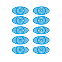 Hydrafacial Hydropeel® Body Tips (Blue) (10 kpl) - pakkaus