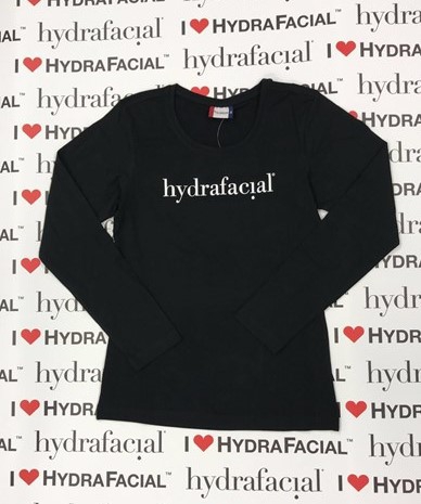HydraFacialnaisten musta pitkähihainen paita (koko S)
