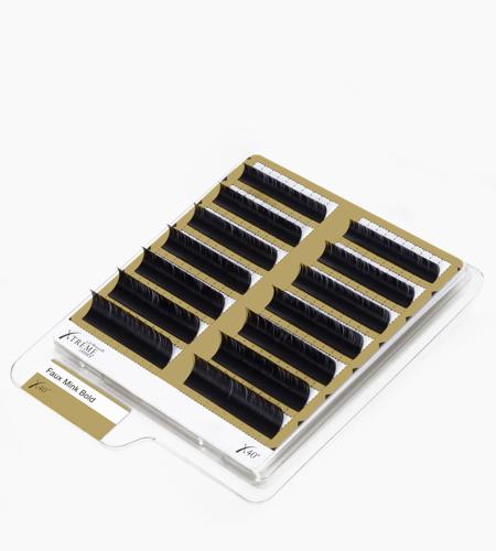 X40 Black Faux Mink Bold Lash Tray | 0.20 mm | 14 mm