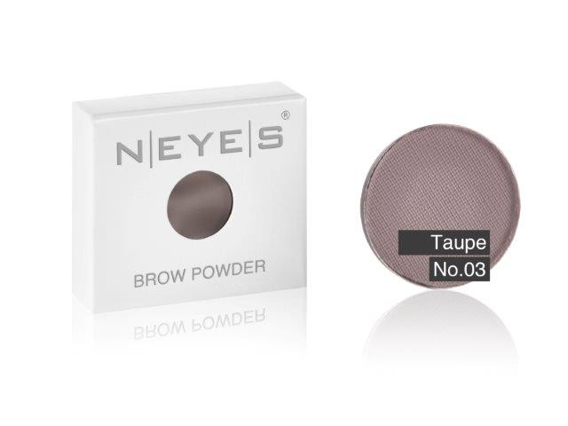 NEYES Brows Brow Powder 03 Taupe kulmakarvapuuteri