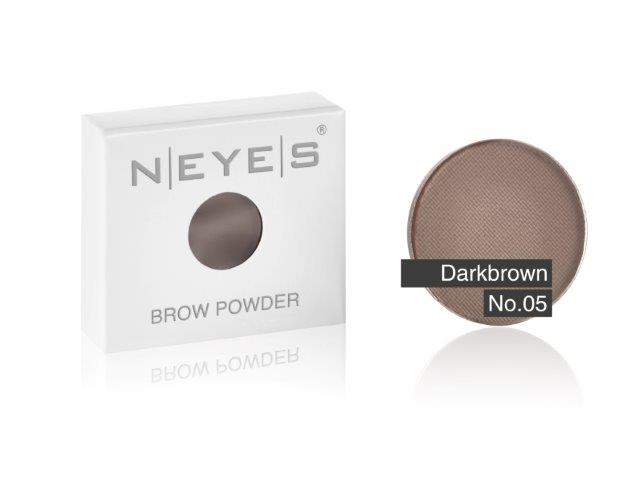 NEYES Brows Brow Powder 05 Darkbrown kulmakarvapuuteri