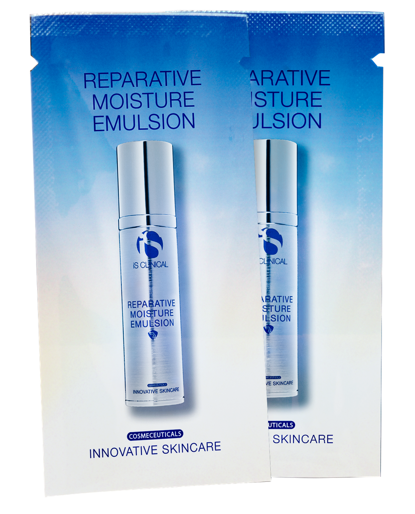 iS Clinical Reparative moisture emulsion Sample Packet 2 g (20kpl/paketti) näytepakkaukset