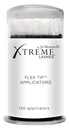 Xtreme Lashes Flex Tip Applicators -puhdistustikut (100 kpl pakkaus)