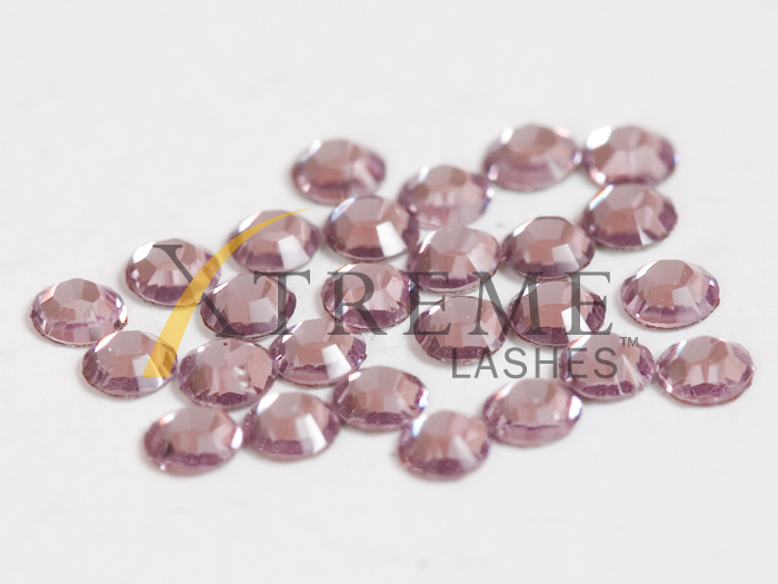 Xtreme Lashes Swarovski Flat Back Lash Crystals | Light Amethyst | 1.9 mm
