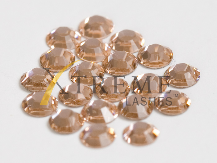 Xtreme Lashes Swarovski Flat Back Lash Crystals | Light Peach | 1.9 mm