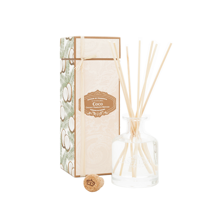 Castelbel Ambiente Coconut Diffuser 250 ml -huonetuoksu