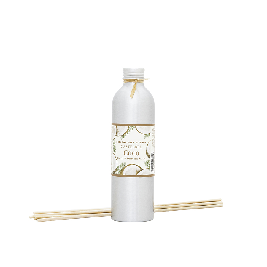 Castelbel Ambiente Coconut Diffuser Refill 250 ml -täyttöpakkaus