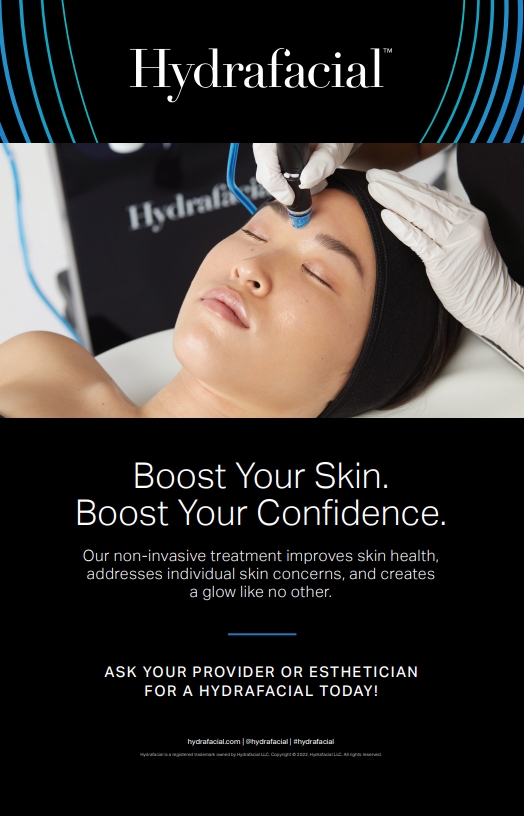 Hydrafacial juliste - Boost your skin 50x70cm