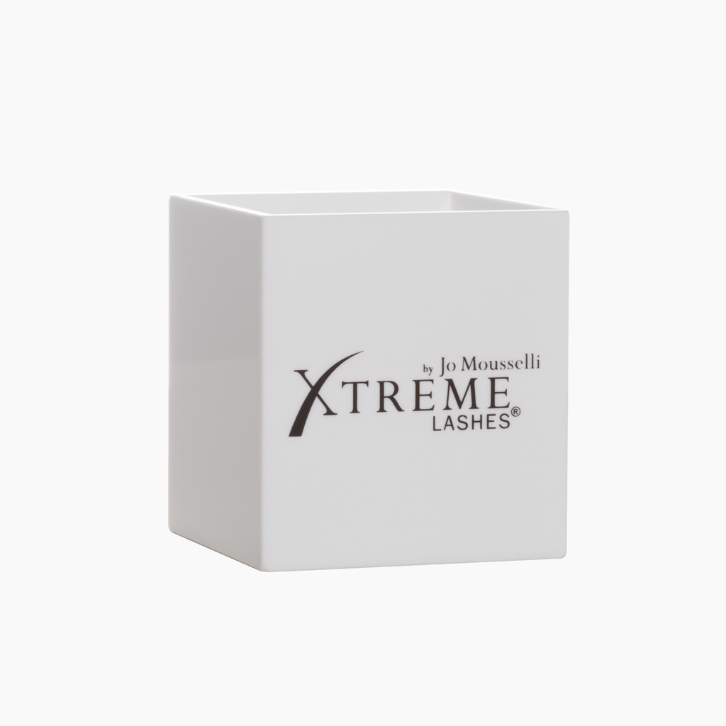 [9841] Xtreme Lashes Display Cup White -esittelykuppi, valkoinen - tyhjä