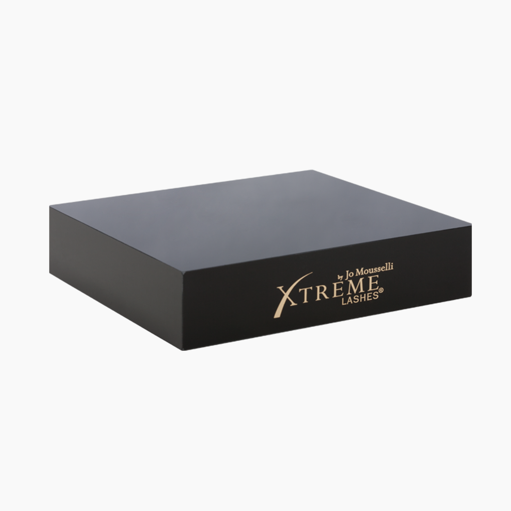 [9907] Xtreme Lashes Display Block -tuotemyyntiteline, musta – tyhjä