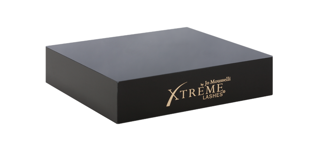 [9907] Xtreme Lashes Display Block -tuotemyyntiteline, musta – tyhjä