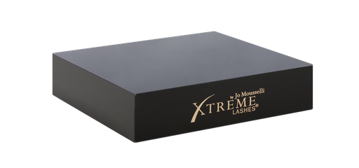 Xtreme Lashes Display Block -tuotemyyntiteline, musta – tyhjä