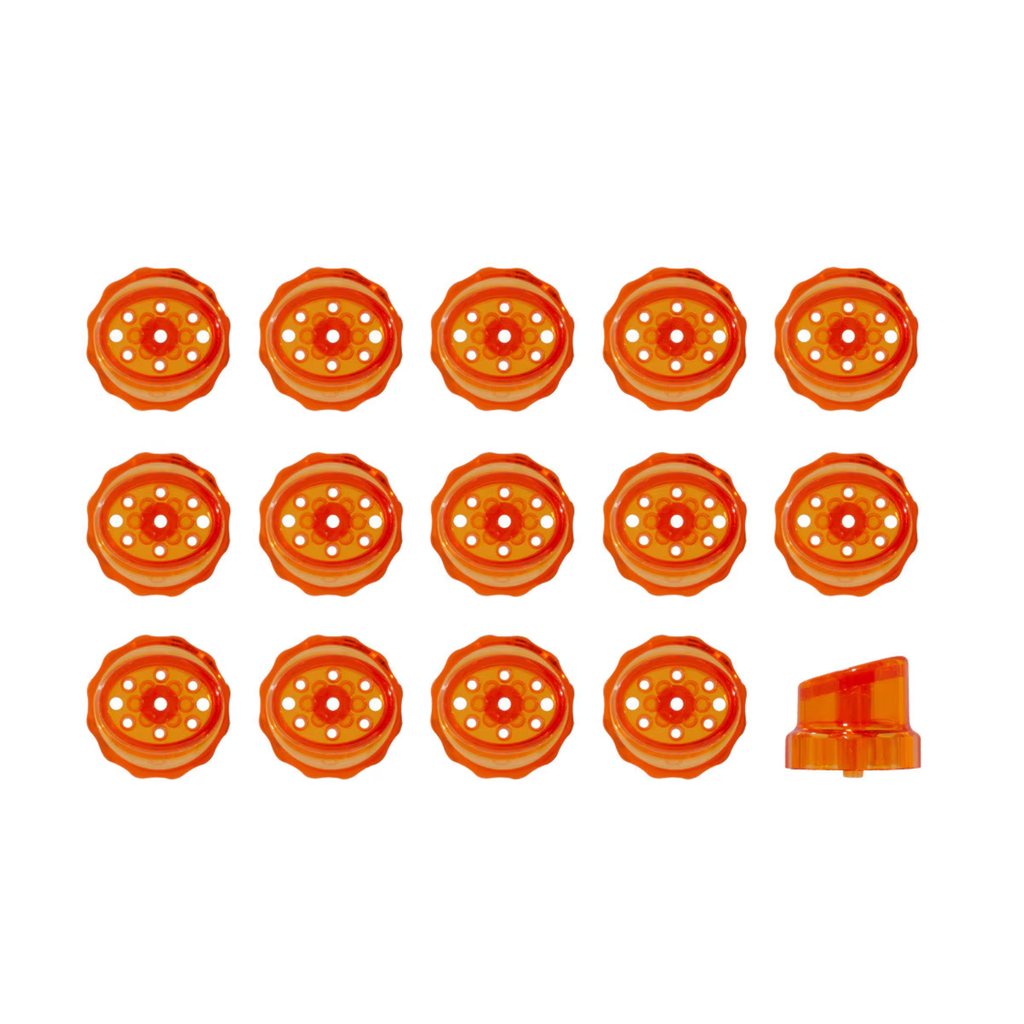 [74275-15] Hydrafacial Hydropeel® Sloped Aggression Tip Orange (15 kpl) - pakkaus