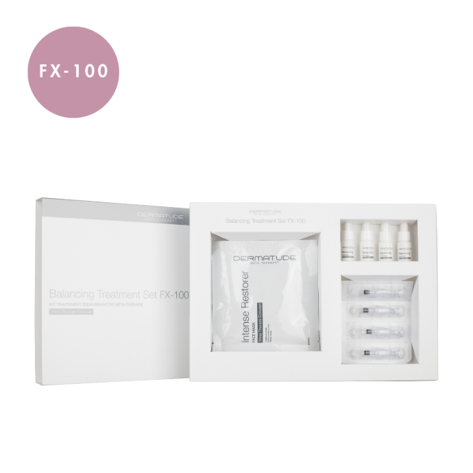 [D7361] Dermatude Balancing Facial Treatment set FX-100 (4 hoitoa)