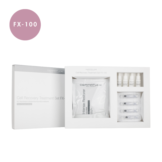 [D7362] Dermatude Cell Recovery Facial Treatment set FX-100 (4 hoitoa)