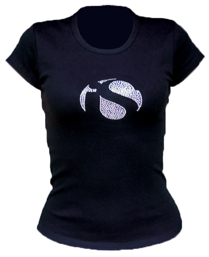 iS Clinical T-shirt Crystal Logo Black, X Large