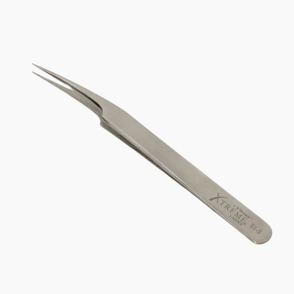 [3112] Xtreme Lashes Signature Curved Tweezers S1-S (12 cm)