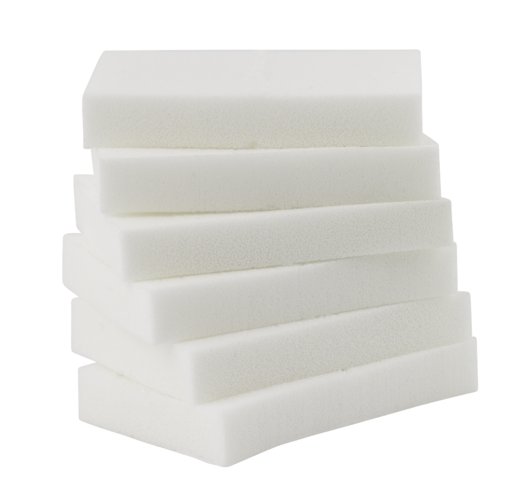 [3253] Xtreme Lashes 1&quot; x 1.5&quot; Cosmetic Sponges -puhdistussienet (40 kpl)