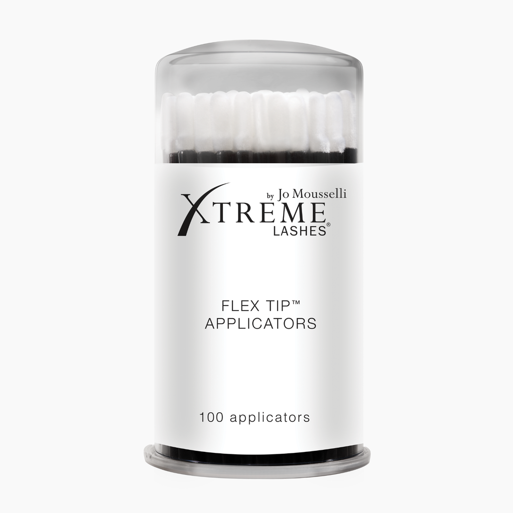 [3268] Xtreme Lashes Flex Tip Applicators -puhdistustikut (100 kpl pakkaus)