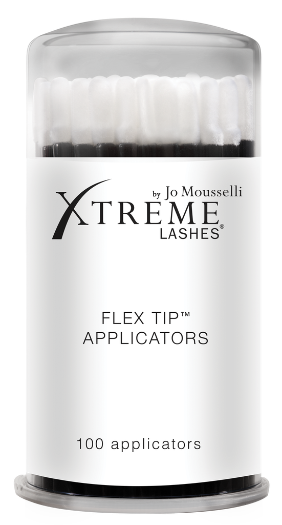 [3268] Xtreme Lashes Flex Tip Applicators -puhdistustikut (100 kpl pakkaus)