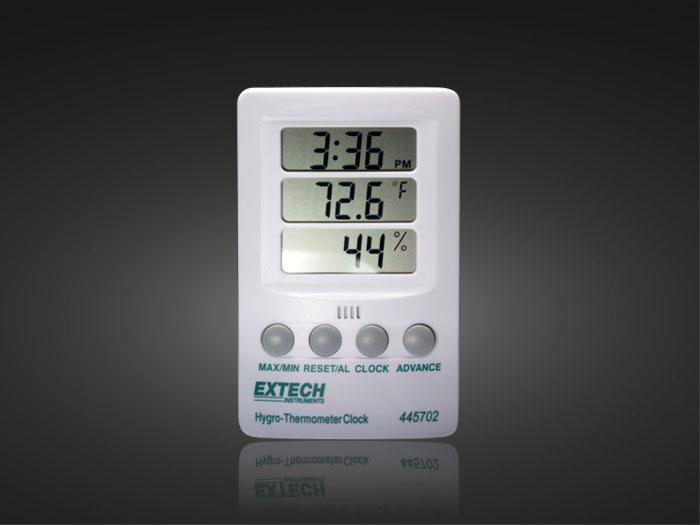 [3520] Xtreme Lashes Hygro-Thermometer Clock