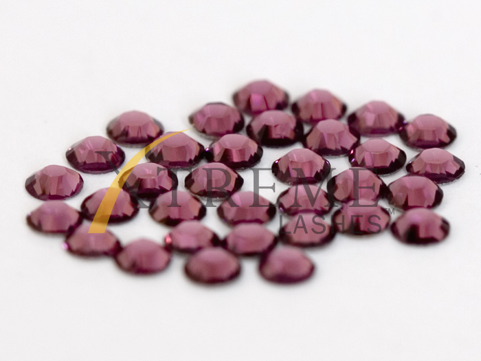 [7001] Xtreme Lashes Swarovski Flat Back Lash Crystals | Amethyst | 1.9 mm