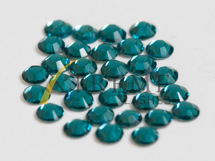 [7009] Xtreme Lashes Swarovski Flat Back Lash Crystals | Blue Zircon | 1.9 mm