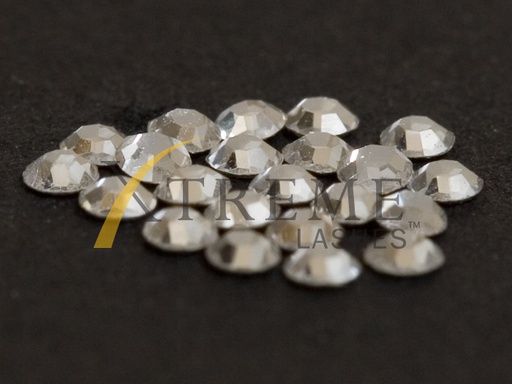 Xtreme Lashes Swarovski Flat Back Lash Crystals | Crystal Silver Shade | 1.9 mm