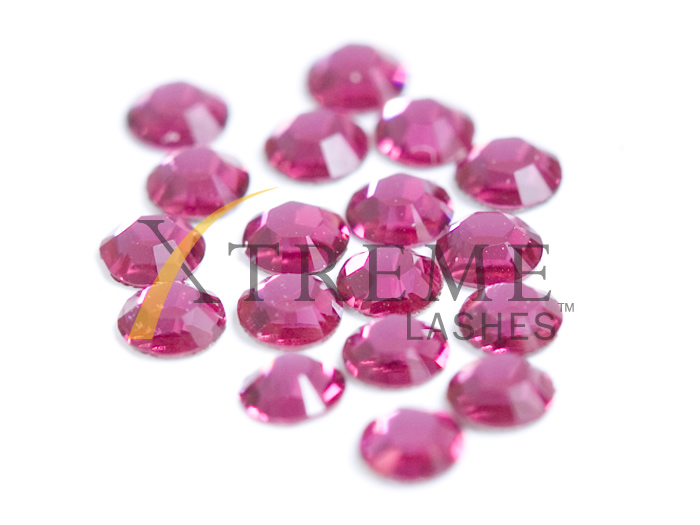[7031] Xtreme Lashes Swarovski Flat Back Lash Crystals. Fuchsia 1.9mm