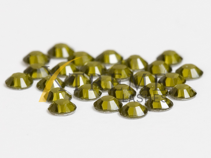 [7043] Xtreme Lashes Swarovski Flat Back Lash Crystals. Olivine-1.9mm