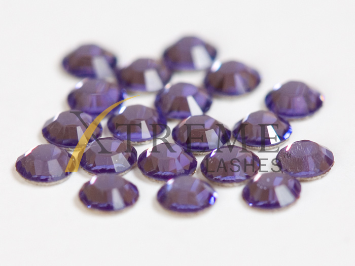 [7053] Xtreme Lashes Swarovski Flat Back Lash Crystals | Tanzanite | 1.9 mm