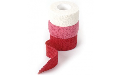 [33752] Finger Wraps White/Pink/Red 3 rolls