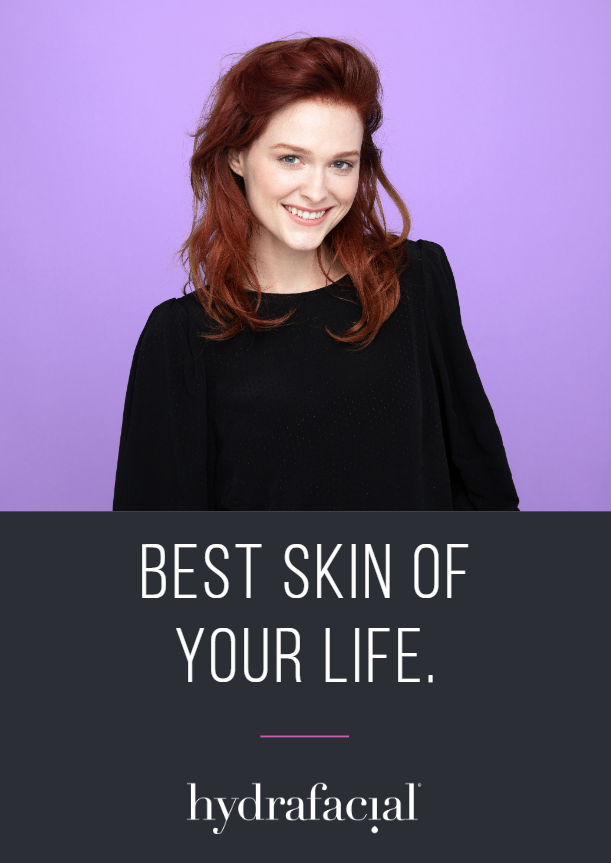[180100516] HydraFacial juliste Best skin of your life 50x70cm