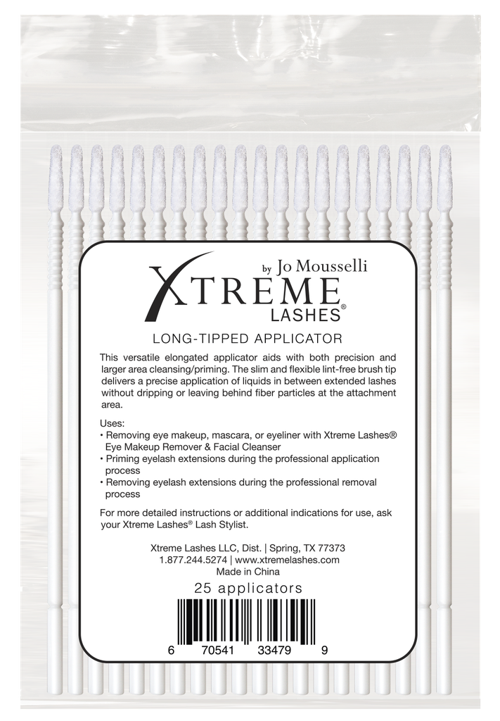 [3231] Xtreme Lashes Long-Tipped Microfiber Brushes In Tube (25 kpl)