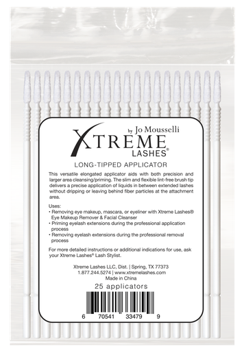 Xtreme Lashes Long-Tipped Microfiber Brushes In Tube (25 kpl)