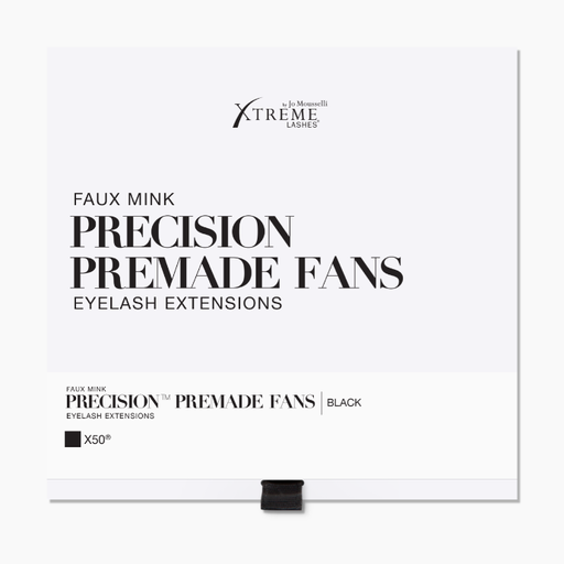 Faux Mink Precision™ Premade Fans | X50 | 0.07 mm | 12 mm | 6D