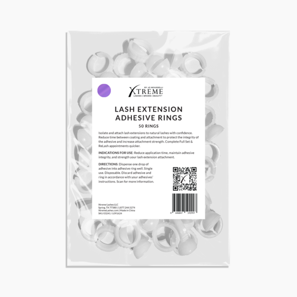 [3241] Eyelash Extension Adhesive Rings (50 kpl)