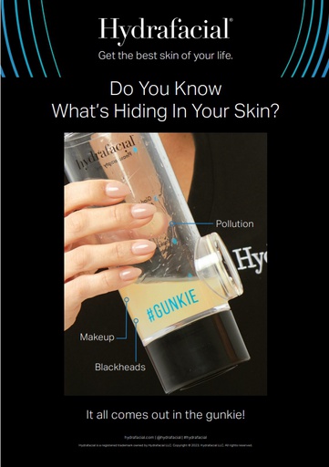 HydraFacial Gunkie juliste A3