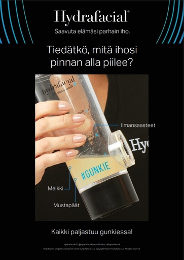 Hydrafacial juliste - Gunkie A3
