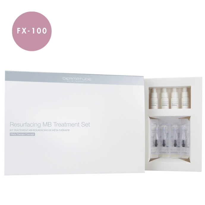 [D7364] Dermatude Resurfacing Facial Treatment Set Meta-Ject FX-100 (4 hoitoa)