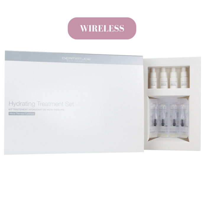 [D7355] Dermatude Hydrating Facial Treatment Set Meta-Ject Wireless (4 hoitoa)