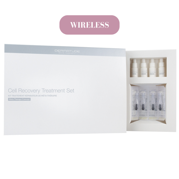 [D7357] Dermatude Cell Recovery Facial Treatment Set Meta-Ject Wireless (4 hoitoa)